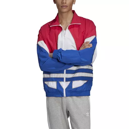Adidas Originals Big Trefoil Outline Woven Colorblock