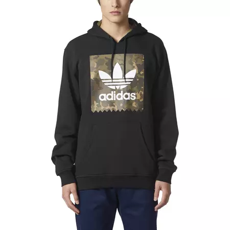 Adidas Originals Blackbird Camo Hoodie (Black/Camo Print)