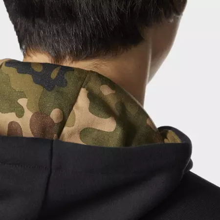 Adidas Originals Blackbird Camo Hoodie (Black/Camo Print)