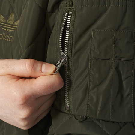 Adidas Originals Bomber Long Quilted Jacket W