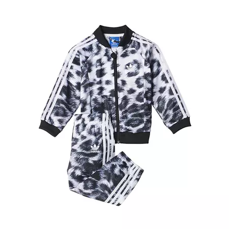 Adidas Originals Chándal Superstar Leopard Infantil (negro/blanco)