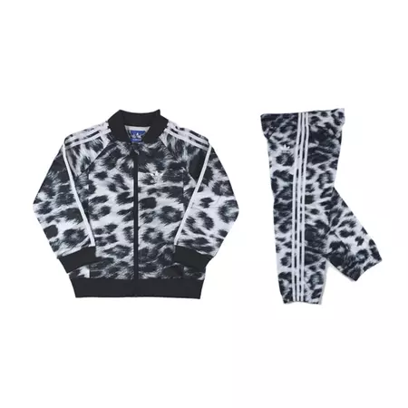 Adidas Originals Chándal Superstar Leopard Infantil (negro/blanco)