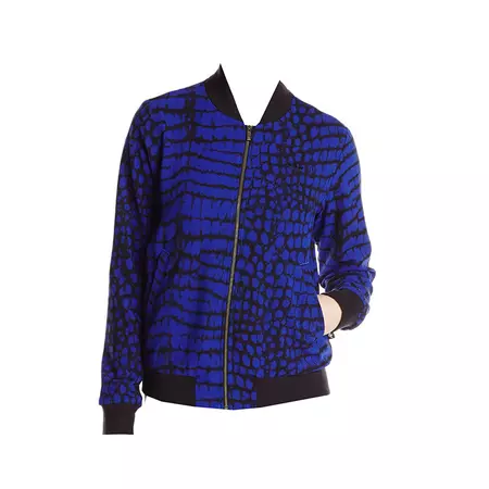 Adidas Originals Chaqueta Mujer New York Printed Superstar TT (azul/negro)