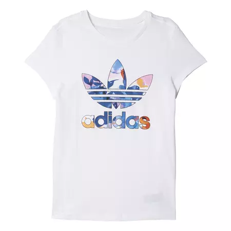 Adidas Originals Classic EQT Trefoil Logo Tee J (white/multicolor)