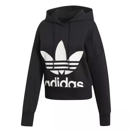 Adidas Originals Trefoil Cropped Hoodie