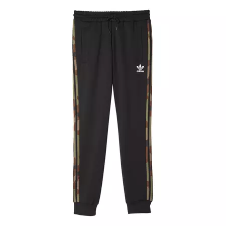 Adidas Originals Superstar Cuffed Track Pants (black/earth khaki)