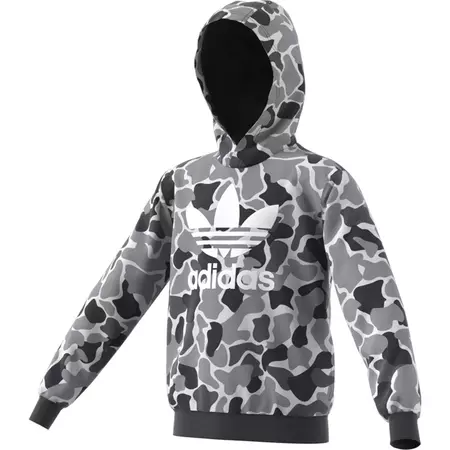 Adidas Originals Junior Trefoil Camo Hoodie "Carbon"