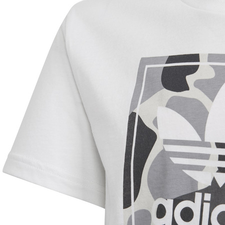Adidas Originals Junior Trefoil Camo Tee (White/Multicolor)