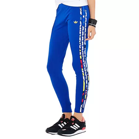 Adidas Originals Leggins Super Logo Rita Ora (azul/multicolor)