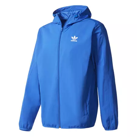 Adidas Originals NYC Herringbone Windbreaker (blue/white)
