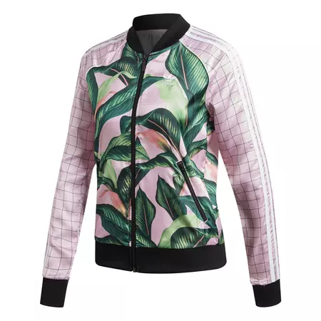 ADIDAS ORIGINALS SST TRACK JACKET W "TROPICAL LEAF" (MULTICOLOR)