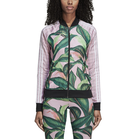 ADIDAS ORIGINALS SST TRACK JACKET W "TROPICAL LEAF" (MULTICOLOR)