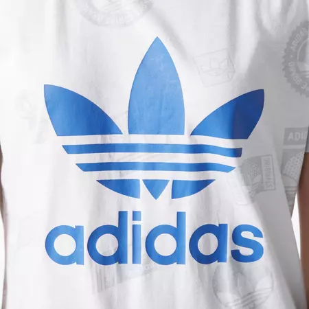 Adidas Originals Stamp Logo Trefoil Tee W (White)