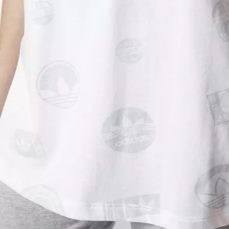 Adidas Originals Stamp Logo Trefoil Tee W (White)