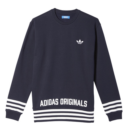 Adidas Originals Street Graphic Crew (navy/white)