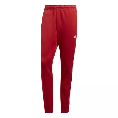Adidas Originals Superstar Track Pants (Scarlet/ White)