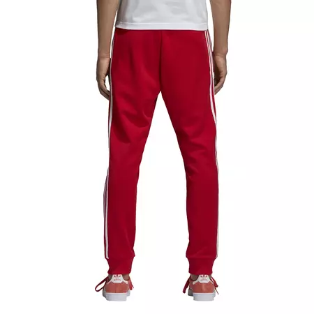 Adidas Originals Superstar Track Pants (Scarlet/ White)