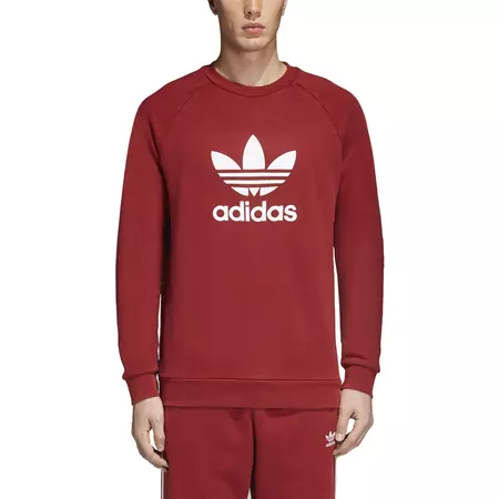 Adidas Originals Trefoil Crew (Red)