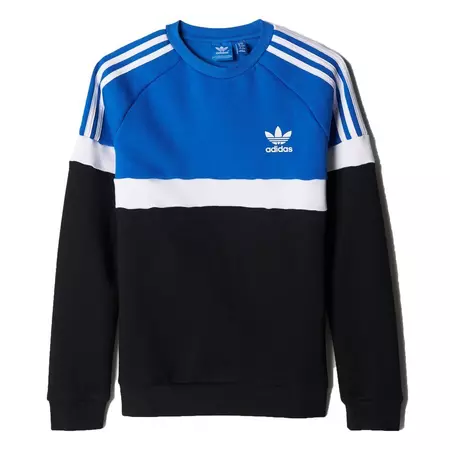 Adidas Originals Trefoil Flock Crew Junior