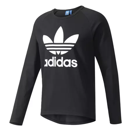 Adidas Originals Trefoil L/S Tee (Black / white)