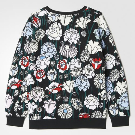 Adidas Originals Trefoil Sweater "Floral Vintage" (multicolor/black)