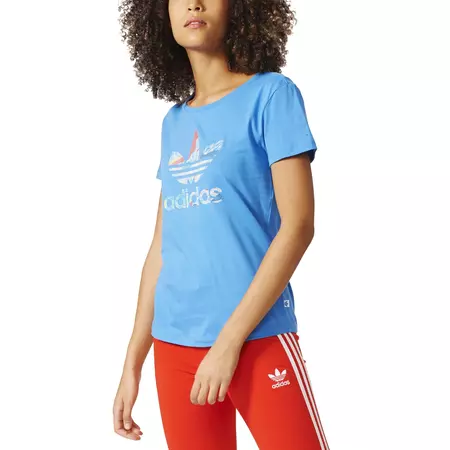Adidas Originals Trefoil Tee "Venice Beach" (super blue)