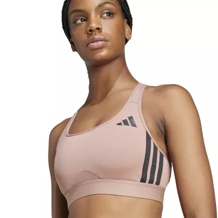 Adidas PR Train Medium-Support 3-Stripes Bra " warm clay"