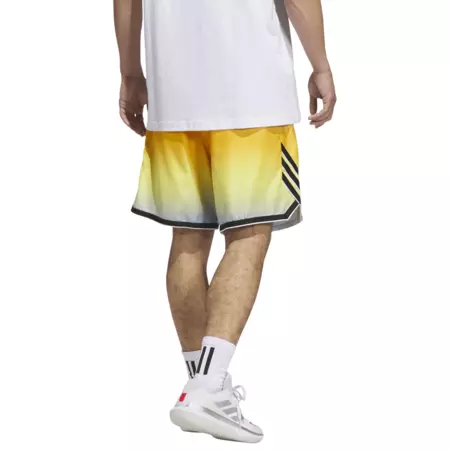 Adidas Short Basket Crazylite AOP 2 "Crew Yellow/Clear Sky"