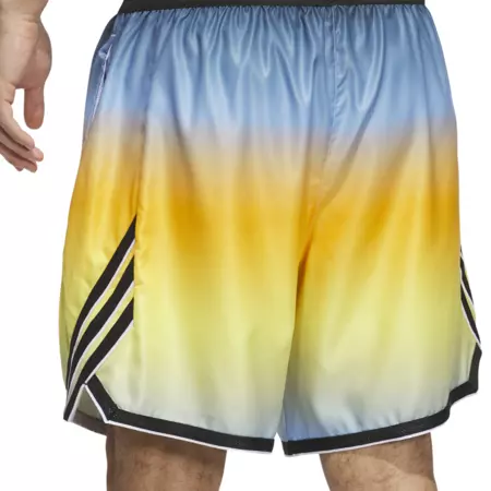 Adidas Short Basket Crazylite AOP 2 "Crew Yellow/Clear Sky"