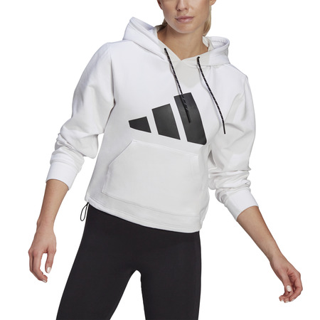 Adidas Sportswear Relaxed Doubleknit Fit Logo Hoodie