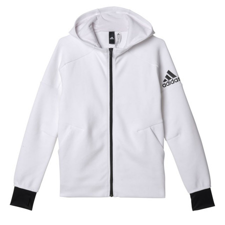 Adidas Sudadera Athletics Z.N.E. Full Zip Junior (blanco/negro)