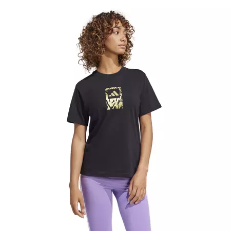 Adidas TECH METALLIC GRAPHIC T-SHIRT 2"BLACK"