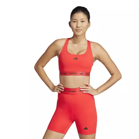 Adidas TECHFIT Bra "Red"