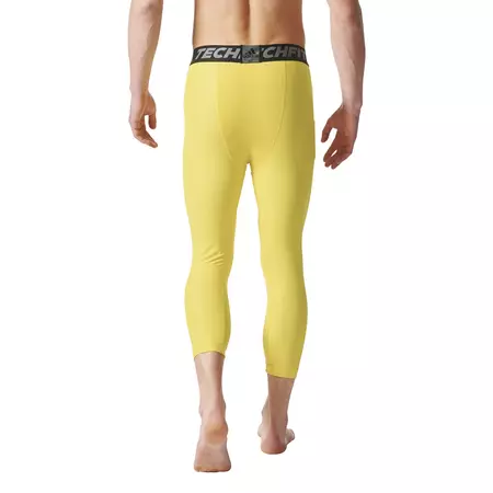 Adidas Techfit Chill 3/4 Tights (Yellow)