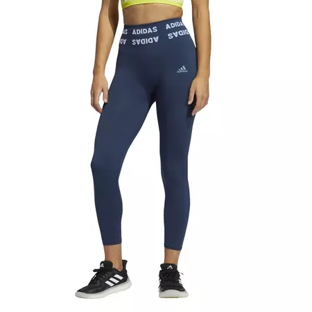Adidas Training Branded Aeroknit 7/8 High Rise Tight