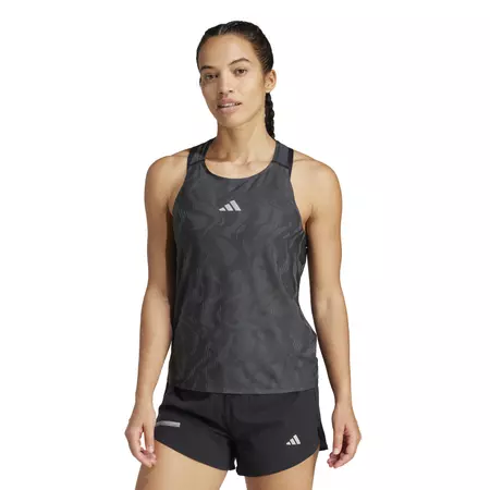 Adidas Ultimate Running Engineered Tank Climacool+"BLACK"