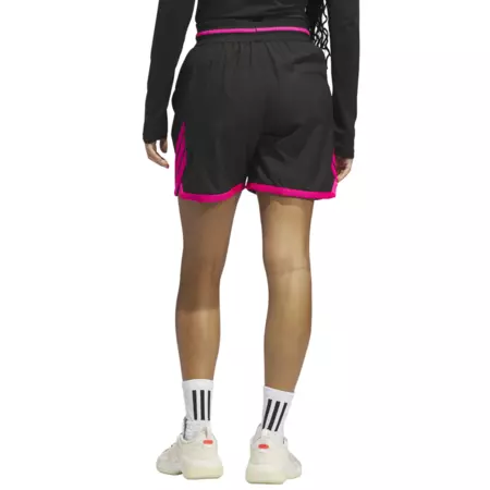 Adidas Wmns Basketball Crazylite Short "Black/Shock Pink"