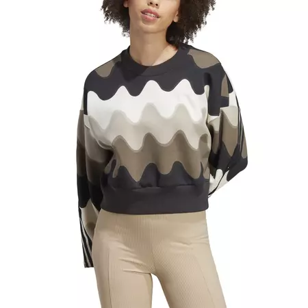 Adidas X Marimekko Future ICONS 3-Stripes Sweatshirt "Light Brow"