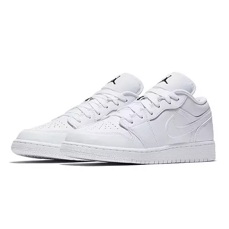 Air Jordan 1 Low (GS) Shoe "White"