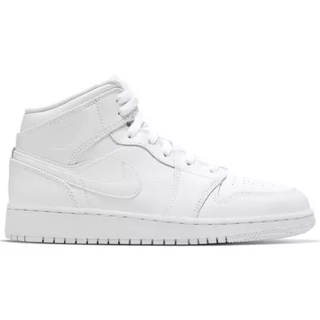 Air Jordan 1 Mid (GS) "Maxi White"