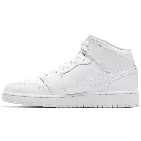 Air Jordan 1 Mid (GS) "Maxi White"