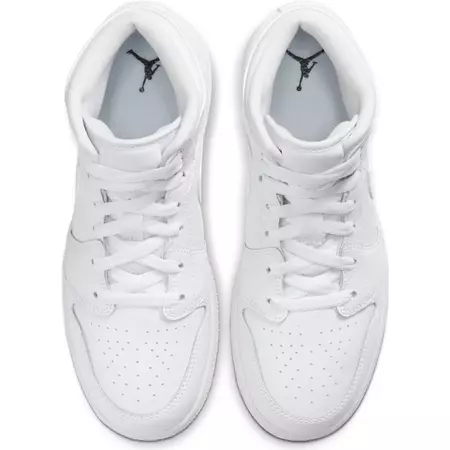 Air Jordan 1 Mid (GS) "Maxi White"