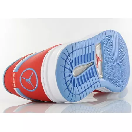 Air Jordan Alpha 1 Low (blanco/rojo/celeste)