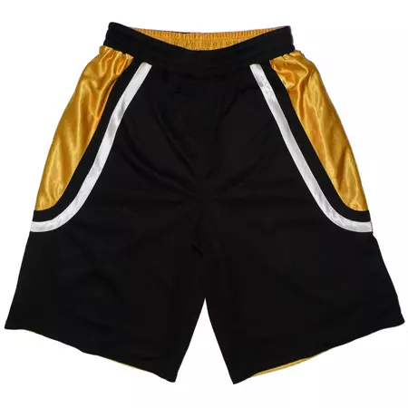 And1 Short Reversible Brandon (negro/amarillo)