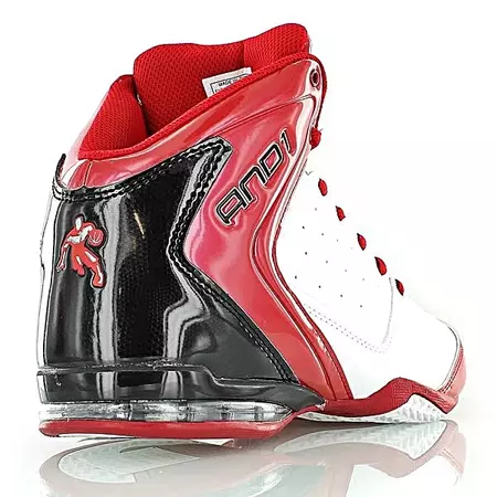 And1 Master Mid 2 Niño (blanco/rojo/gris)