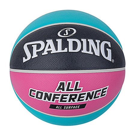 Balón Basket Spalding All Conference  Teal Pink Sz6 Rubber