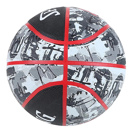 Balón Basket Spalding Black Red Graffiti Sz7 Rubber (Talla 7)