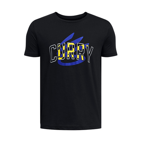 Camiseta Curry Logo Jr. "Black Royal"