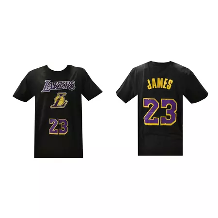 Camiseta New Era NBA  Los Angeles Lakers Tee # 23 James #