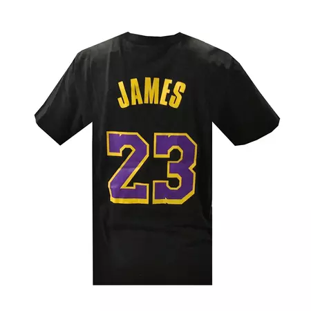 Camiseta New Era NBA  Los Angeles Lakers Tee # 23 James #